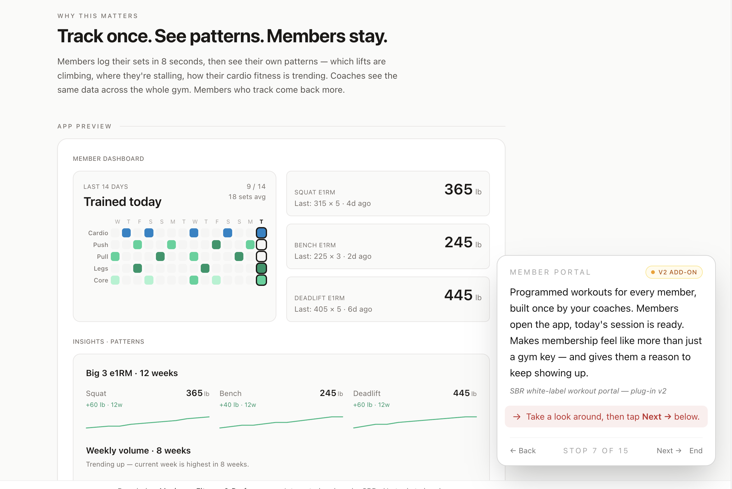 Example of a custom customer app